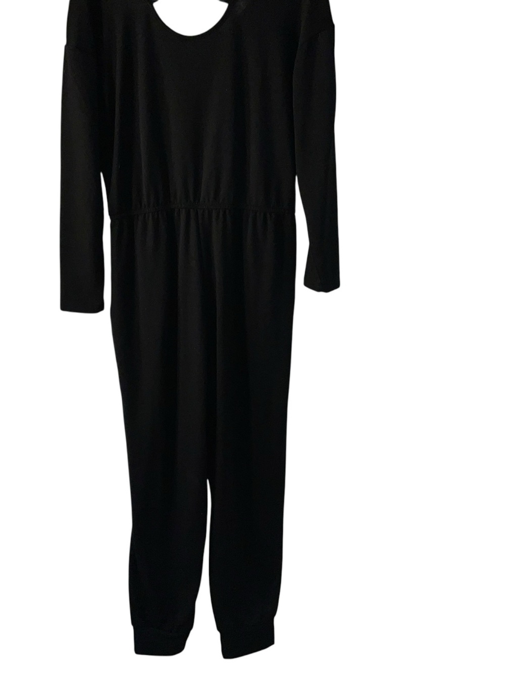 No Boundaries Black Cross-Back Jumpsuit - Picture 5 of 6